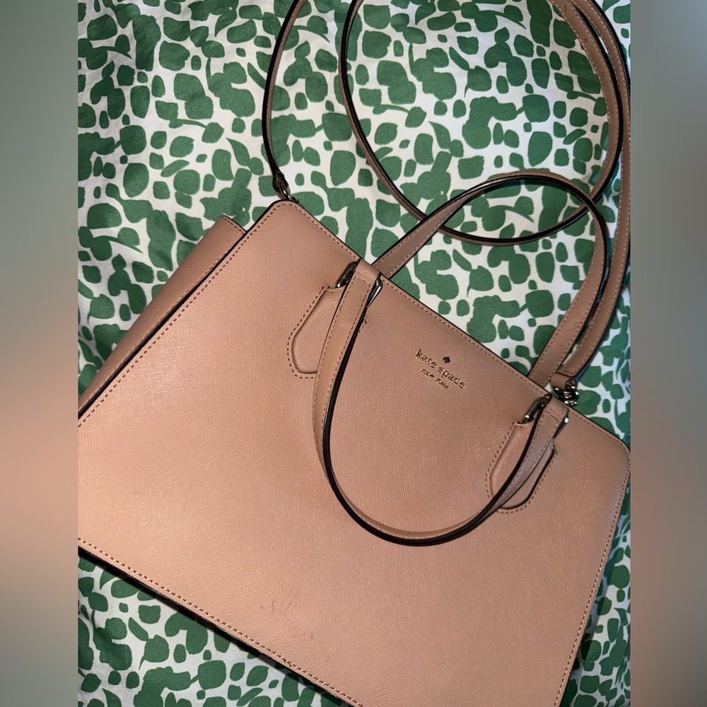 Kate Spade Pink Satchel Elegant Structured Design